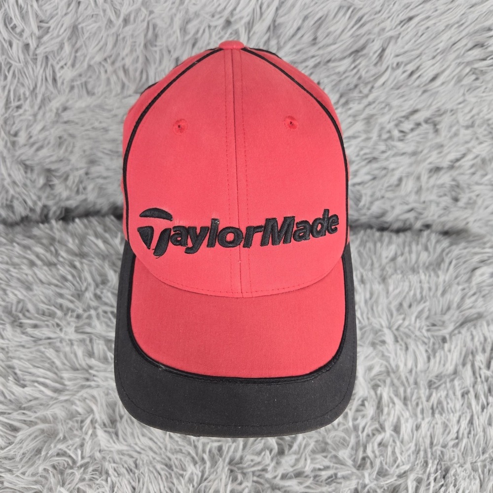 Taylor Made tmax Gear OSFA Red Tuck Strap With‎ Buckle Golf Baseball Cap